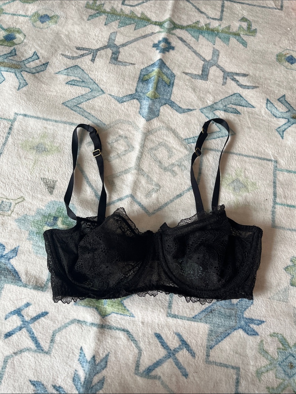 VS Black Lace Balconette Bra